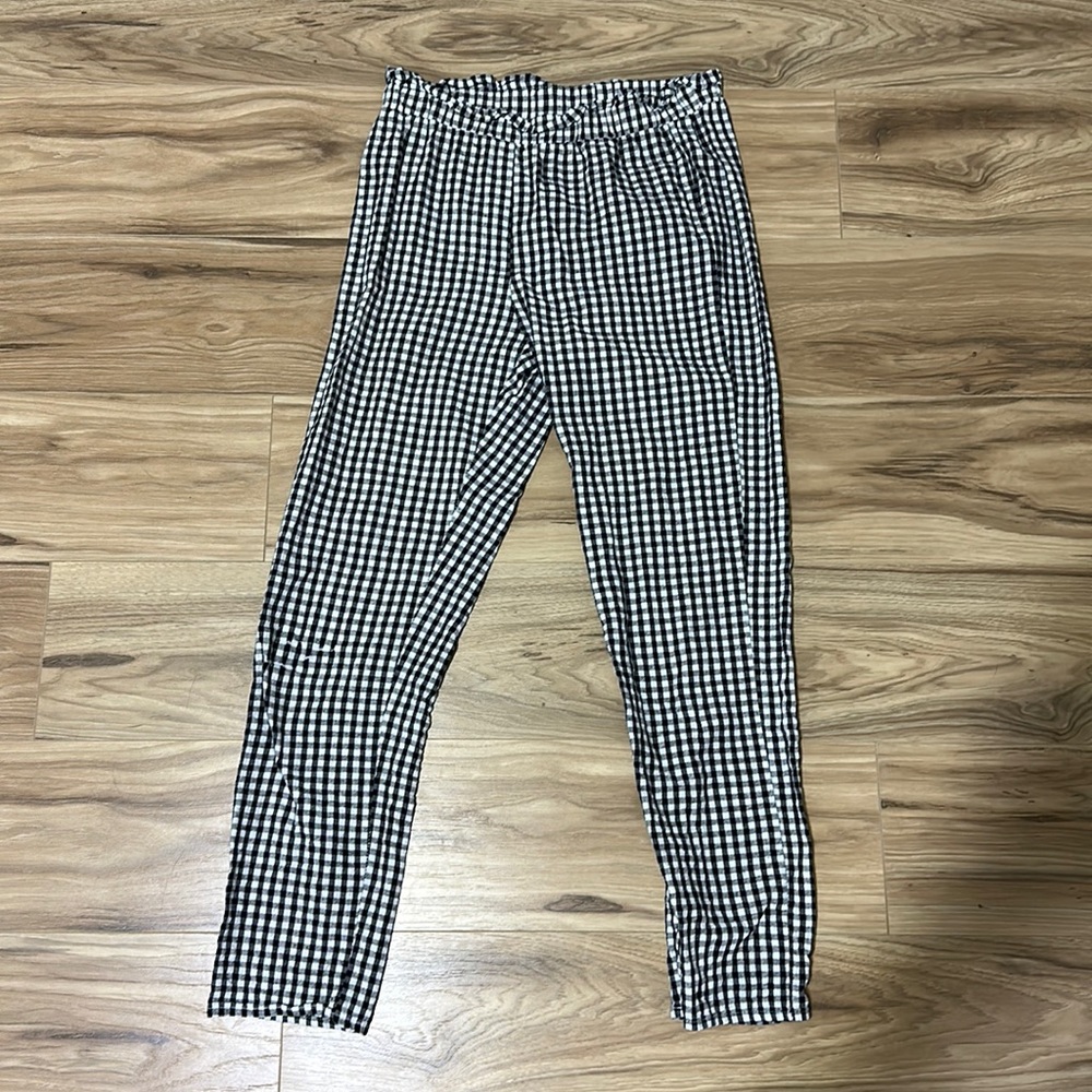 Kendall and Kylie plaid pants
